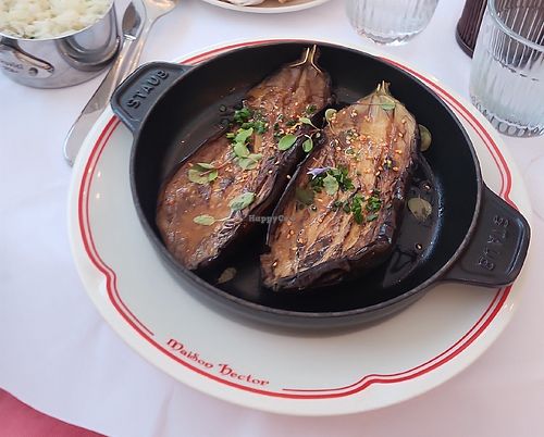 Eggplant with Basmati Rice at Café De L'Ouest in Saint-malo