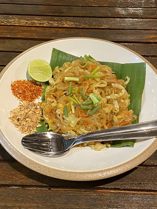 Vegan Phad Thai   at Seaside Sanctuary Restaurant in Koh Lanta