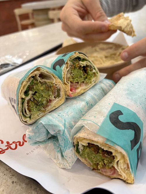 Vegan wraps (ask to make vegan)   at Igsawa in Riyadh