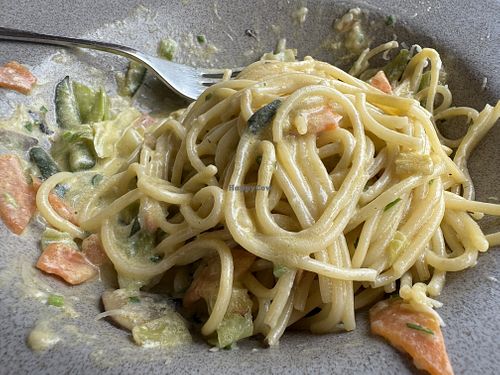 Mushroom and sour cream pasta   at Restaurante Chesery in Leiria