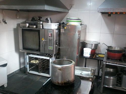 kitchen at Raízes Zen Perdizes in Sao Paulo