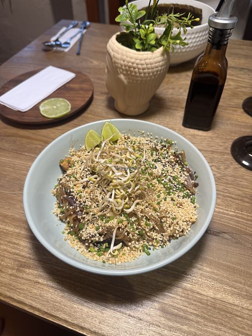 Tofu pad Thai (DELICIOUS)!!   at Soja Sushi Wok in Villa De Leyva