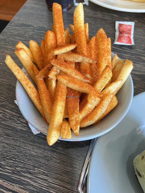 Fries with Peri seasoning  at Vasco's Peri Peri in Arlington Heights
