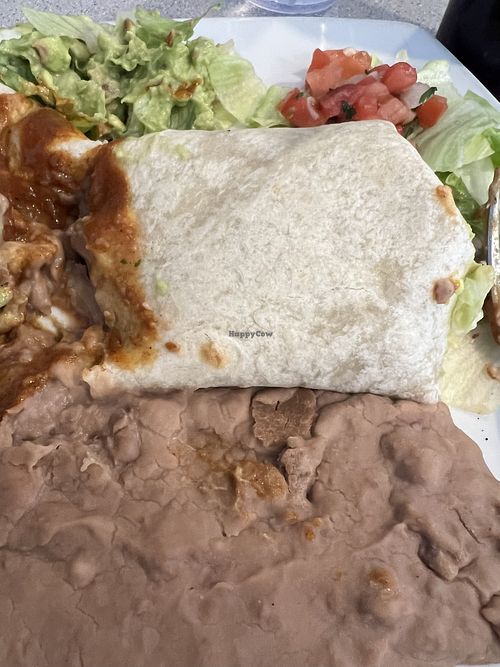 Bean burrito   at Katrina's in Millcreek