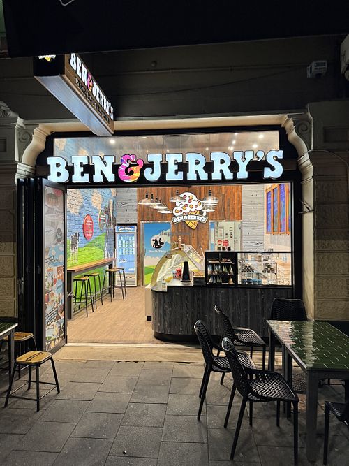 Store front  at Ben & Jerry's in Fremantle