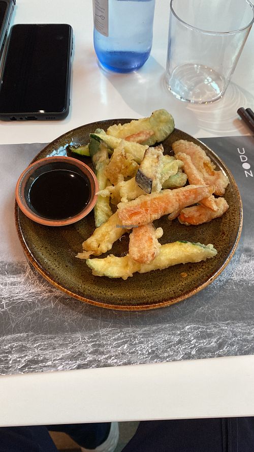Tempura de verduras  at UDON - Westfield La Maquinista in Barcelona