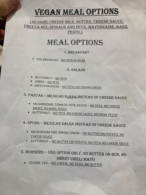   at Cafe Bella  in East London