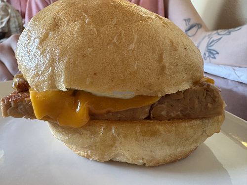 Tempeh bfast sammie   at Brooklyn Street Local in Detroit