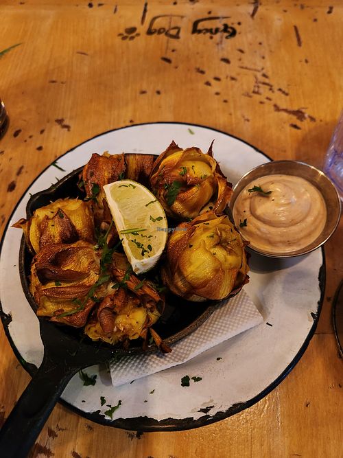 Fried artichokes at The Grey Dog - Nolita in New York City