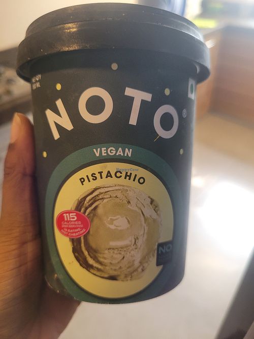 Vegan pistachio icecream at Noto- Healthy Ice Cream in Mira Bhayandar