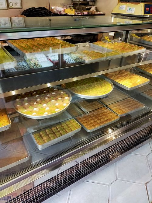 Baklava (apparently not vegan) at Zümrüt Pastanesi  in Tarsus