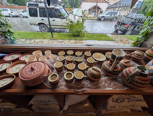 Local made potteh at Nothofagus Almacén de Alimentos Naturales in Chubut