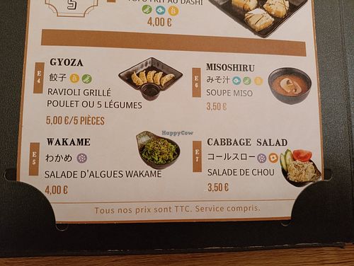 Vegan starters at Genki  in Reims