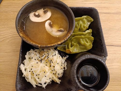 Gyoza vegan, starter. Excellent ! at Genki  in Reims
