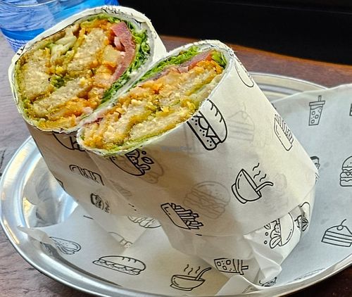 Vegan crunchwrap at Fat Kitchen Bistro  in Skopje
