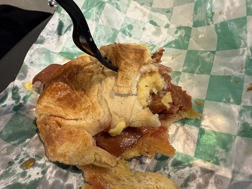 croissant  at My Mama's Vegan 2 in Baltimore