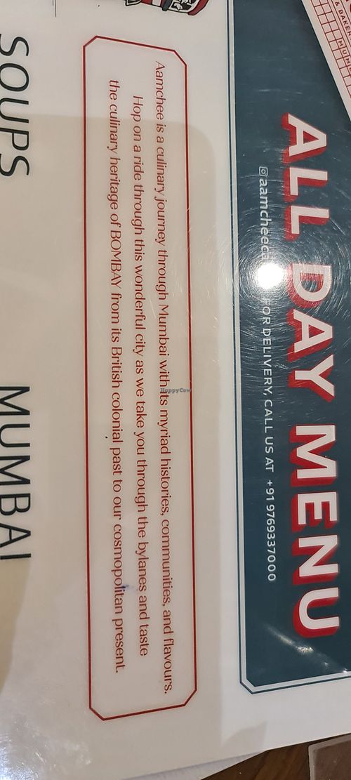  at Aamchee Cafe in Mumbai