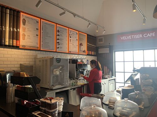 Service area/ chocista   at Hotel Chocolat  in Chichester