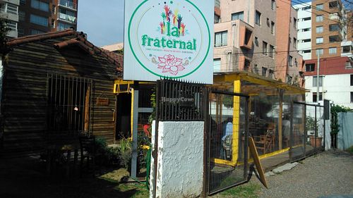 Located in a quiet street, has a nice outdoor seating area at La Fraternal in Santiago