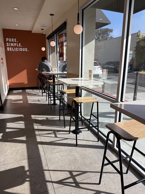 Seating   at Burger Lounge  in Manhattan Beach