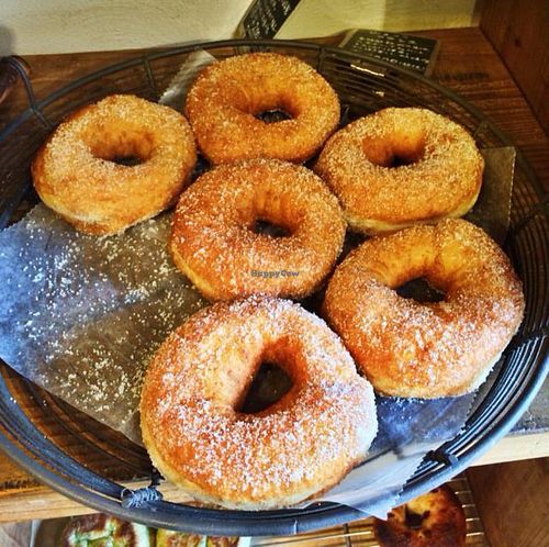 sugar donuts! at Soleil in Osaka