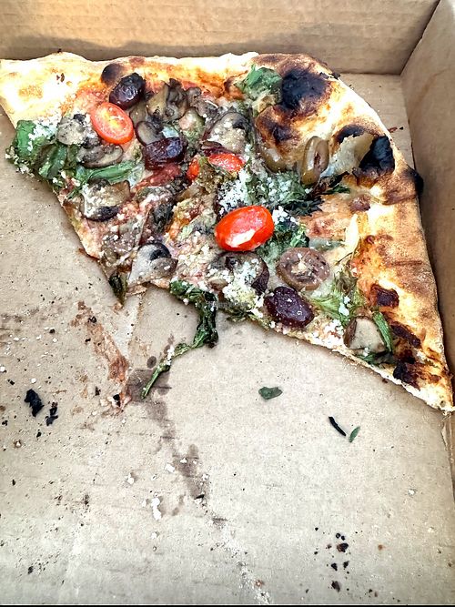 Veg out, pretty good   at Back Porch Pizza Bar in Mount Dora