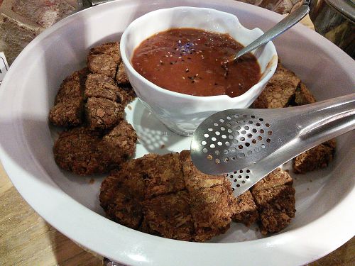 돈까스  - dongas cutlet at Garobee Well Being Buffet in Jeonju