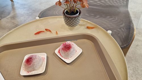 Raspberry and lychee mochi at NCE - Mochi Coffee - T2 in Nice