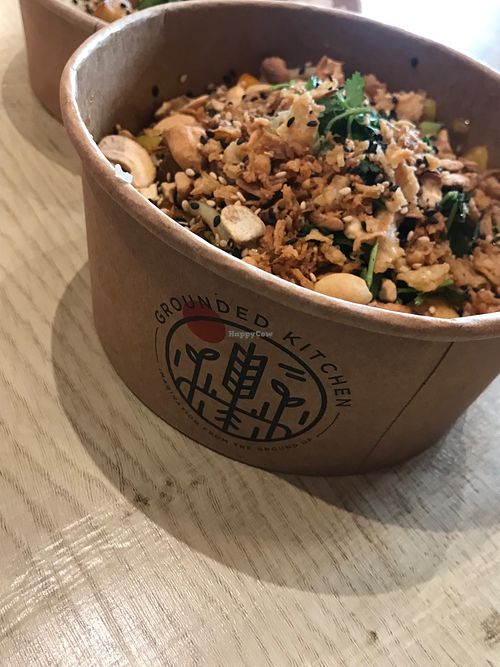 Tofu Udon Bowl at Grounded Kitchen in Gateshead