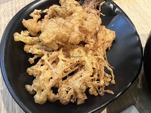 Fried enoki  at Greendot 绿一点 - Bedok Mall in East Singapore