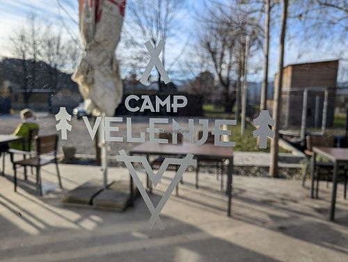 Restaurant next to Velenje lake with at least 5 vegan choices at Camp Velenje In Restavracija in Velenje