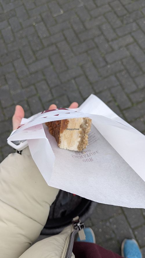 Biscoff cheezecake at Costa Coffee in Stonehouse