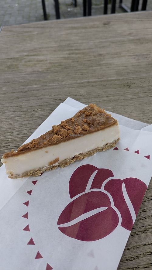 Biscoff cheezecake at Costa Coffee in Stonehouse