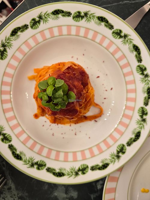 Tagliatella al Pomodoro at La Jungle de Plein in Milan