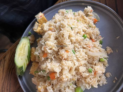 Fried rice with tofu vegan  at Bangkok Bistro  in Fort Wayne