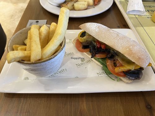 BBQ vegetable ciabatta  at Notcutts Garden Centre in Nottingham