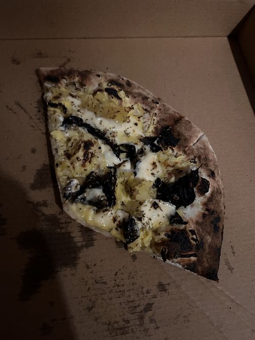 Truffle pizza (photo doesn’t do it justice!) it was deliciouss  at Pizza Shack - Pop Up in Thames Ditton