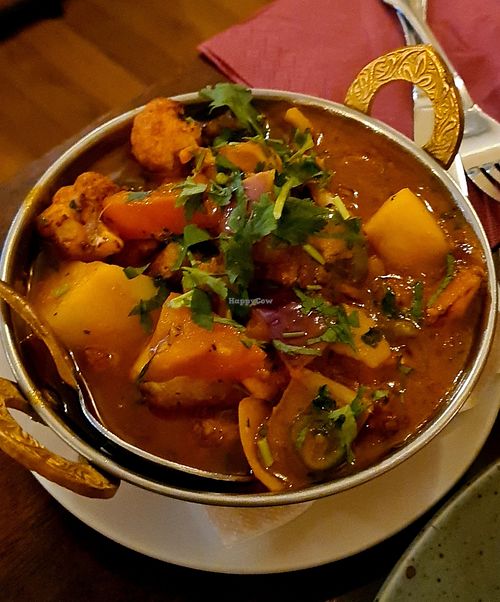 Aaloo gobhi at Indiska Hörnet in Gothenburg