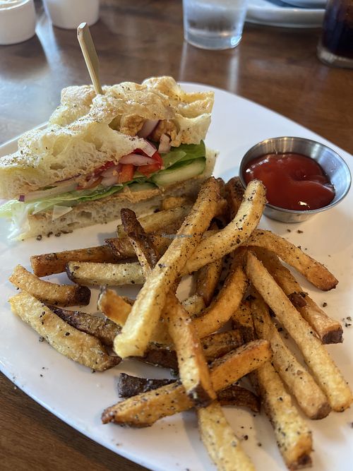 1/2 veggie sandwich (split with guest)  at Trellis in Dundee