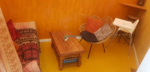 Cosy upstairs seating at Lui's By The Park in Tynemouth