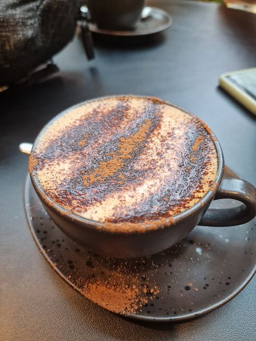 Oat cappuccino at The Yard Coffee  in Norwich