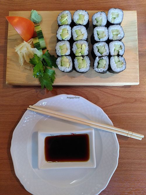 Kappa und Avocado Maki at Mijori Sushi Bar in Luebeck