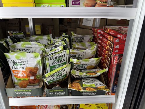 Chick’n products  at Big Rock Supermarket in Saba