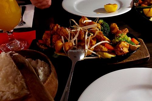 Rebosado - Tofu at Larry's Bar & Restaurant in Luebeck