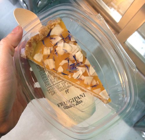 mango cake at Frangipani Vitality Bar - Podunajske Biskupice in Bratislava