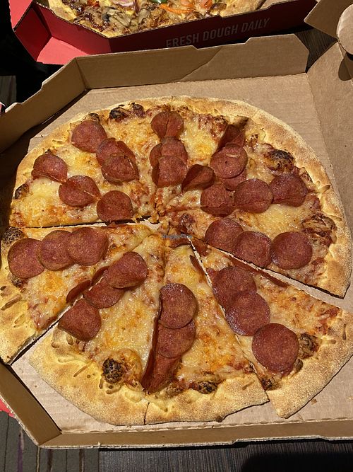 Plant-Based Peppyroni  at Domino's Pizza in Chelmsford