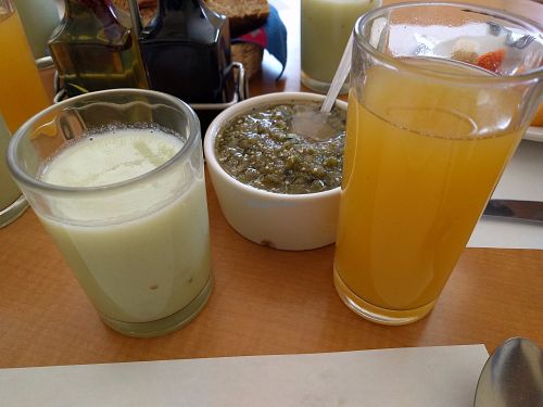 Drinks at Los Vegetarianos in Mexico City