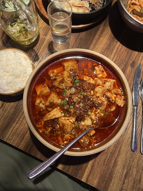 Mapo Tofu  at Sichuan Alley Bistro in West Hartford