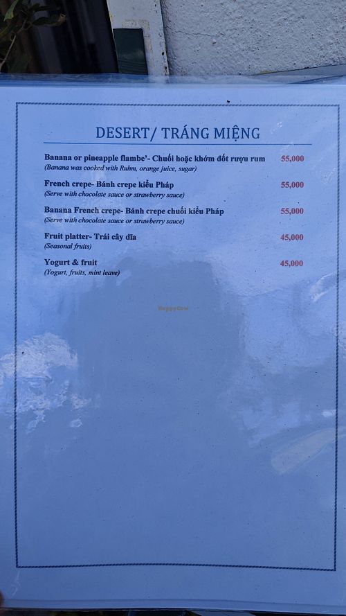 Vegeterian desserts at A little Eatery in Phu Quoc