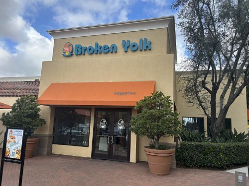 From parking lot  at The Broken Yolk Cafe  in Irvine